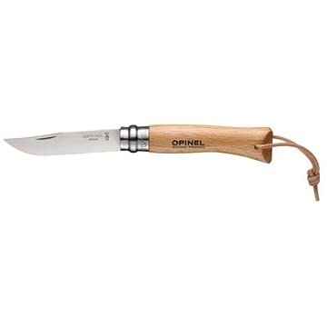 

OPINEL VRI N°08 Inox rukojeť buk + kožený provázek