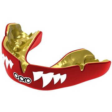 

OPRO Instant custom fit jaws, červená/zlatá