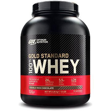 

Optimum Nutrition Protein 100% Whey Gold Standard 2260 g, dvojitá čokoláda