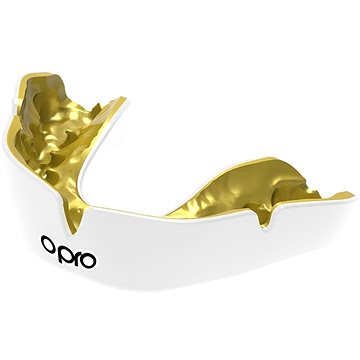 

OPRO INSTANT CUSTOM FIT SOLIDS, bílá/zlatá