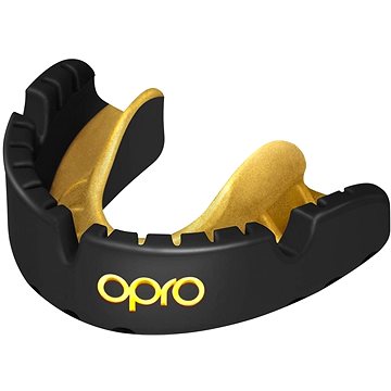 

OPRO GOLD BRACES - ROVNÁTKA, černá/zlatá