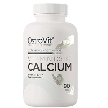 

OstroVit Vitamín D3 + K2 + Vápník, 90 tablet