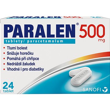 

Paralen 500 mg 24 tablet