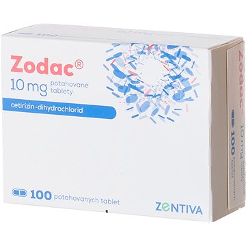 

Zodac 10 mg 100 potahovaných tablet
