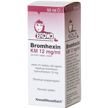 

Bromhexin KM 12 mg/ml kapky 50 ml