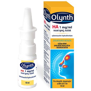 

Olynth HA 1 mg/ml nosní sprej, roztok 10 ml
