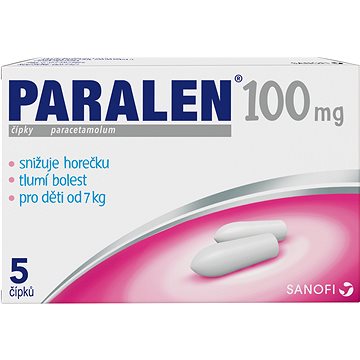 

Paralen 100 mg 5 čípků