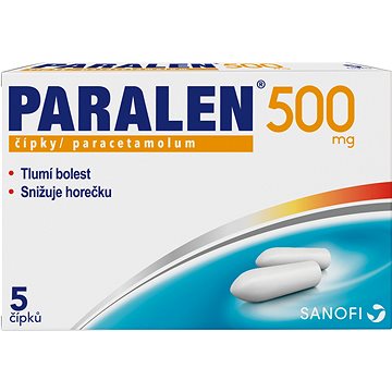 

Paralen 500 mg 5 čípků