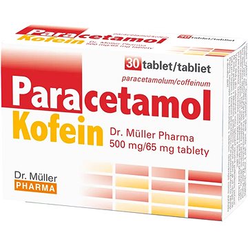 

Paracetamol/Kofein DR. MÜLLER PHARMA 500mg/65mg, 30 tablet