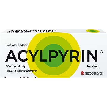 

Acylpyrin 500 mg, 10 tablet