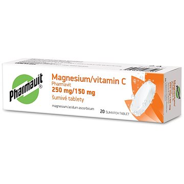 

Magnesium/Vitamin C Pharmavit 250mg, 20 šumivých tablet