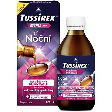 

Tussirex noční sirup 120 ml