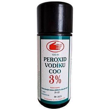 

Peroxid vodíku 3% COO drm.sol. 1 × 100 ml 3 %