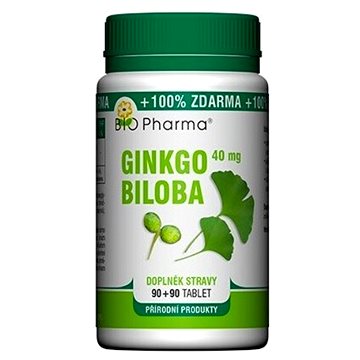 

Bio-Pharma Ginkgo Biloba 40 mg 90 + 90 tablet