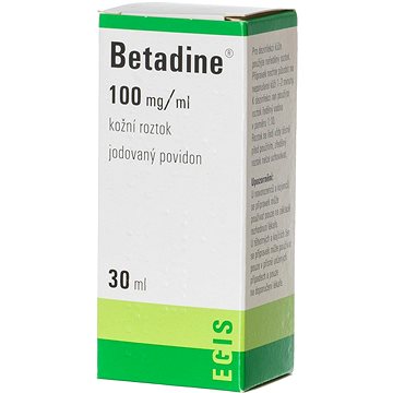 

Betadine 100 mg/ml dermální roztok 30 ml