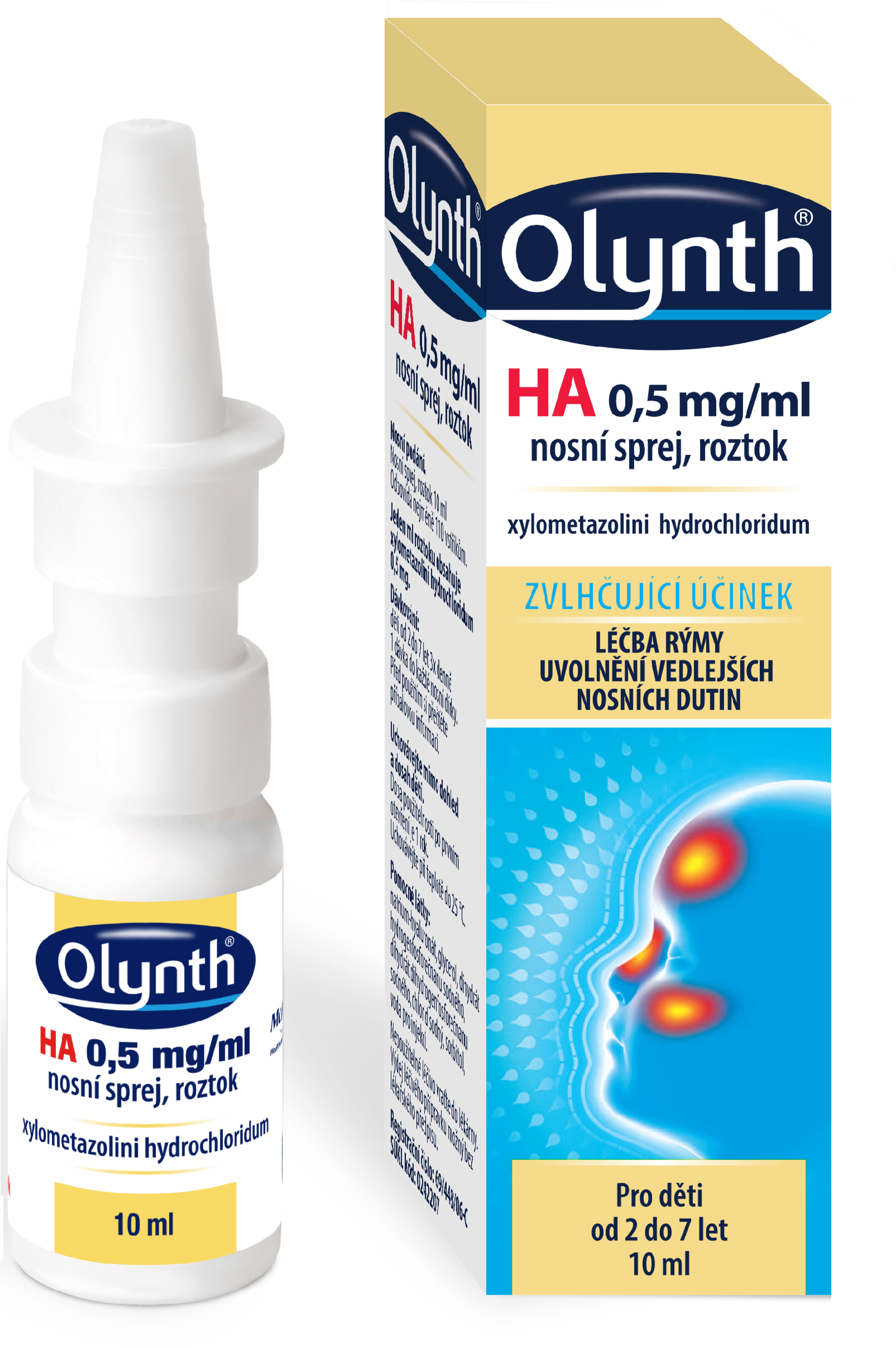 

Olynth HA 0,5 mg/ml nosní sprej, roztok 10 ml
