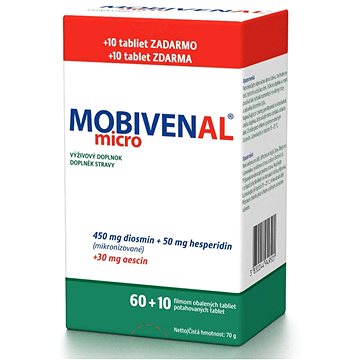 

Mobivenal micro 60 + 10 tablet