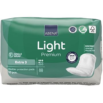 

Abena Light Extra 3 vložky absorpční, 500 ml, 10 ks