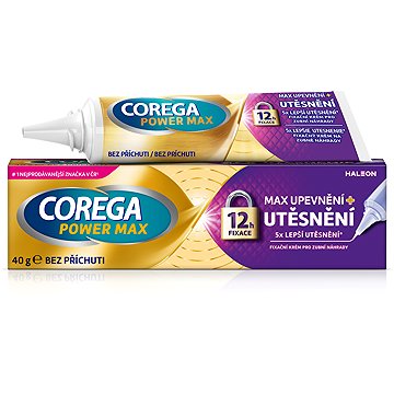 

Corega Power Max upevnění+utěsnění fixační krém 40 g