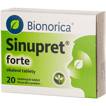 

Sinupret forte 20 obalených tablet