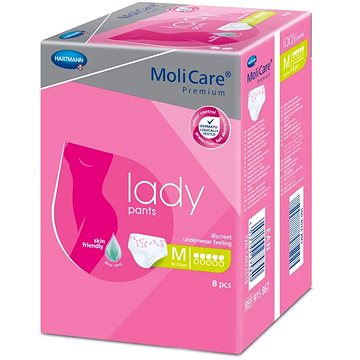 

Kalhotky navlékací Molicare Lady Pants 5 kapek M boky 80-120 cm, 843 ml, 8 ks