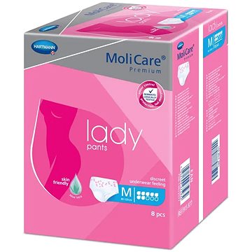 

Kalhotky navlékací Molicare Lady Pants 7 kapek M boky 80-120 cm, 1442 ml 8 ks