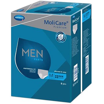 

Kalhotky navlékací Molicare Men Pants 7 kapek M boky 80-120 cm, 1455 ml, 8 ks