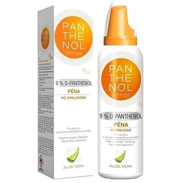 

Panthenol Omega chladivá pěna po opalování Aloe vera 9 % 200 ml