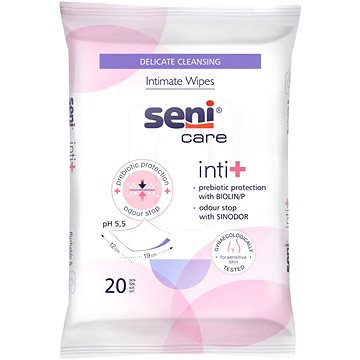 

Seni Care intimní vlhčené ubrousky Inti+ 20 ks