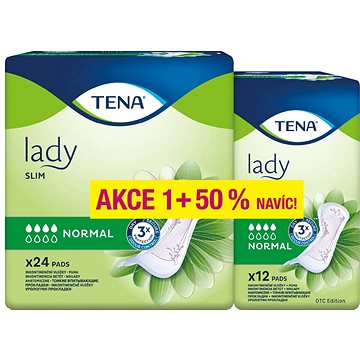 

Tena Lady Slim Normal +50 % navíc inkontinenční vložky 760294