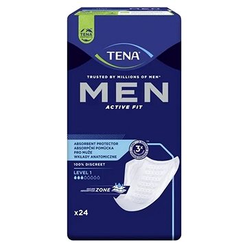 

Tena Men Level 1 vložky absorpční, 275 ml, 24 ks