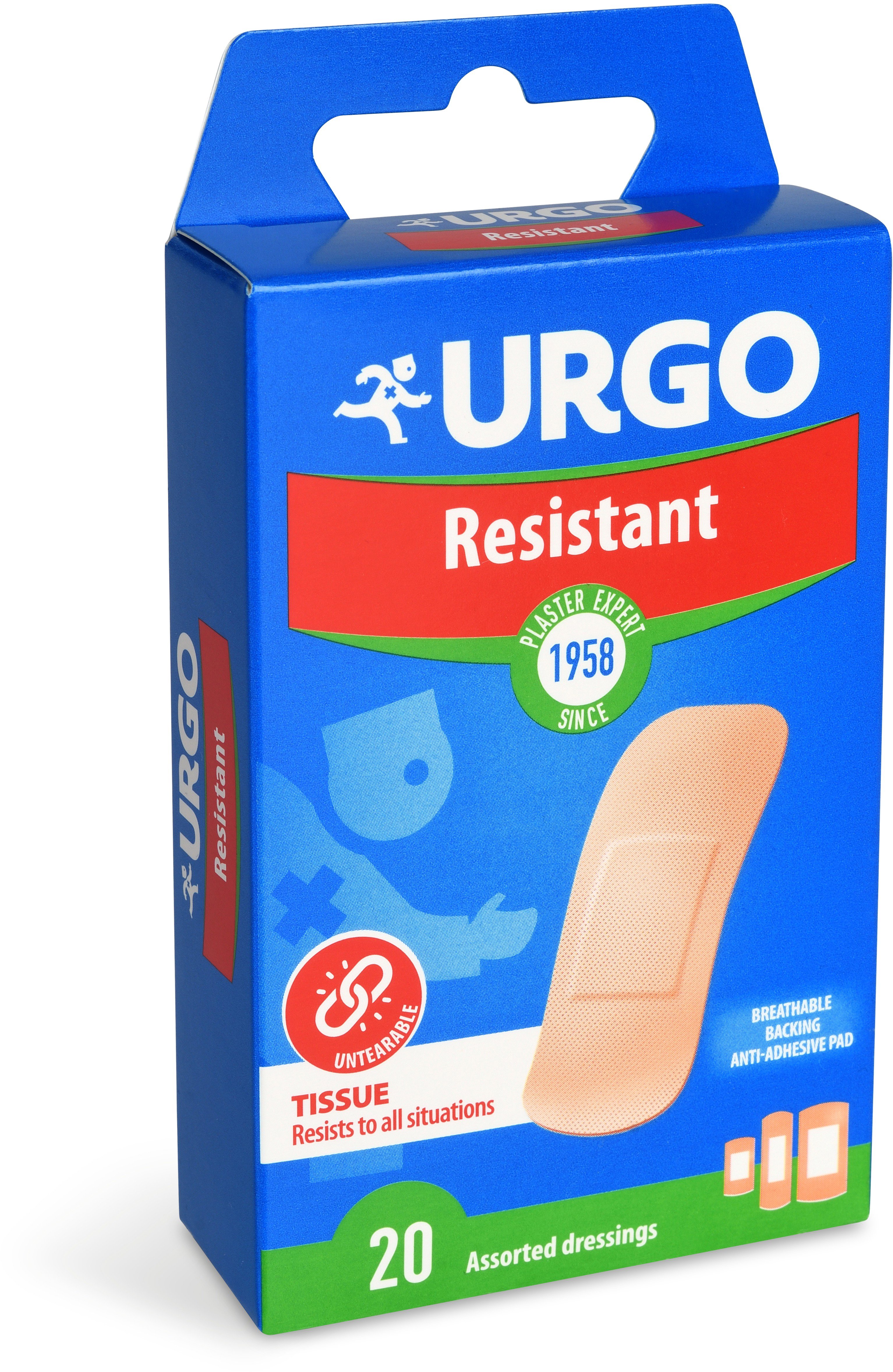 

Urgo Resistant odolná náplast 20 ks