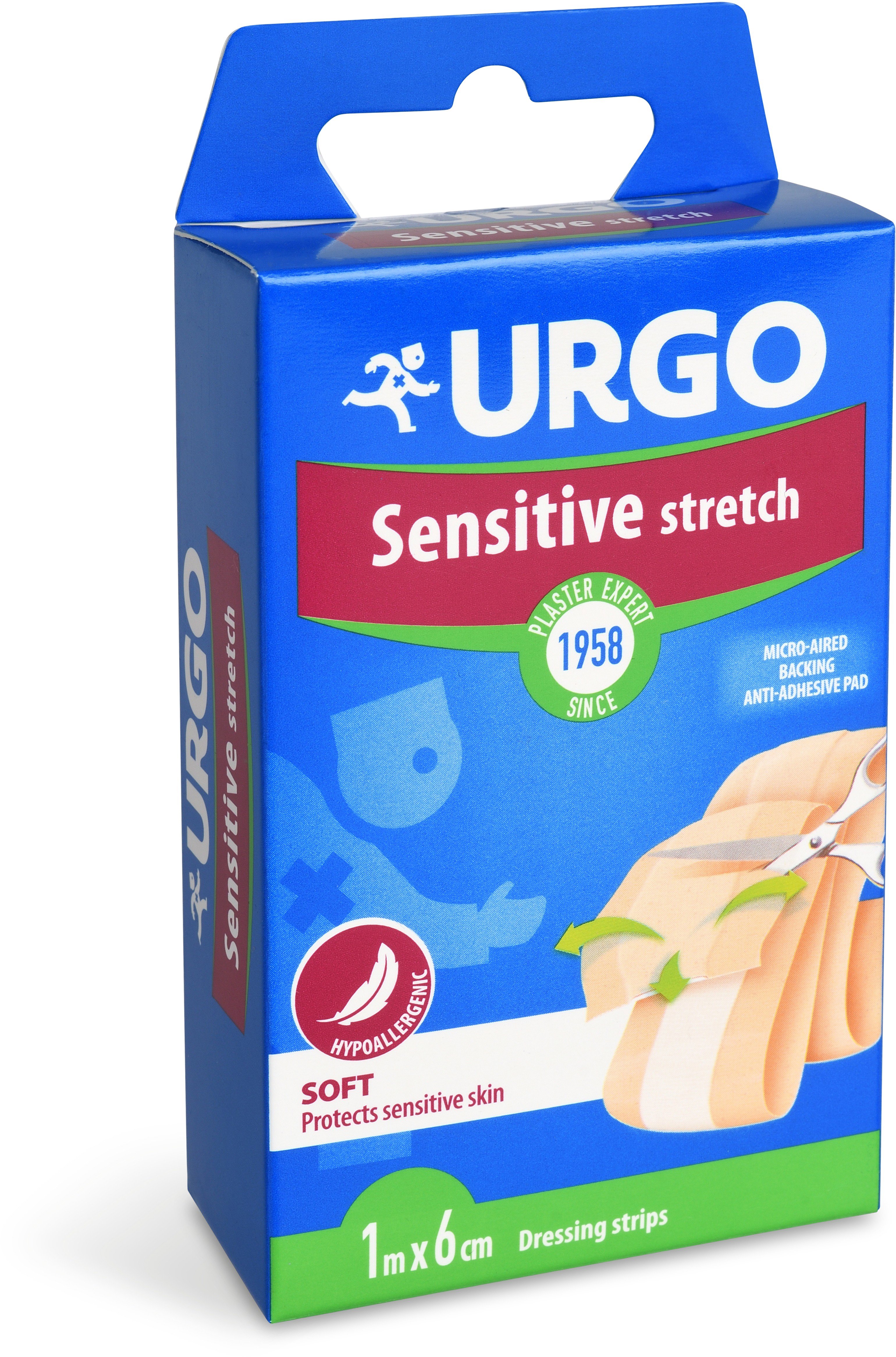 

Urgo Sensitive citlivá pokožka náplast 1 m × 6 cm