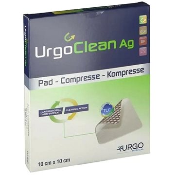 

UrgoClean Ag, krytí absorpční s lipido-koloidní částí 10 cm × 10 cm, mikro-adhezivní