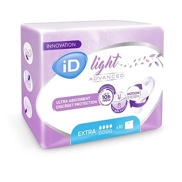 

Vložky absorpční iD Light Extra 530 ml, Cotton Feel, jednotlivě balené, 10