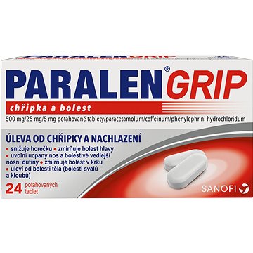 

Paralen Grip Chřipka a bolest 24 tablet