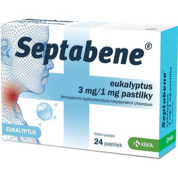 

Septabene Eucalyptus 3 mg/1 mg 24 pastilek