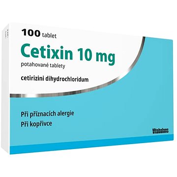 

Cetixin 10 mg 100 potahovaných tablet
