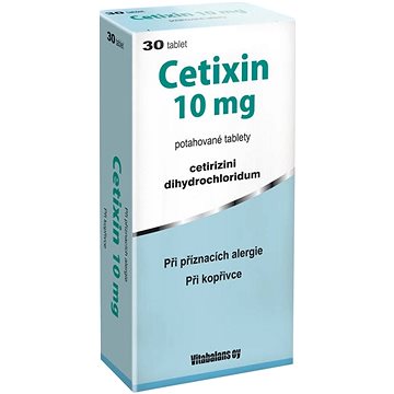 

Cetixin 10 mg 30 potahovaných tablet