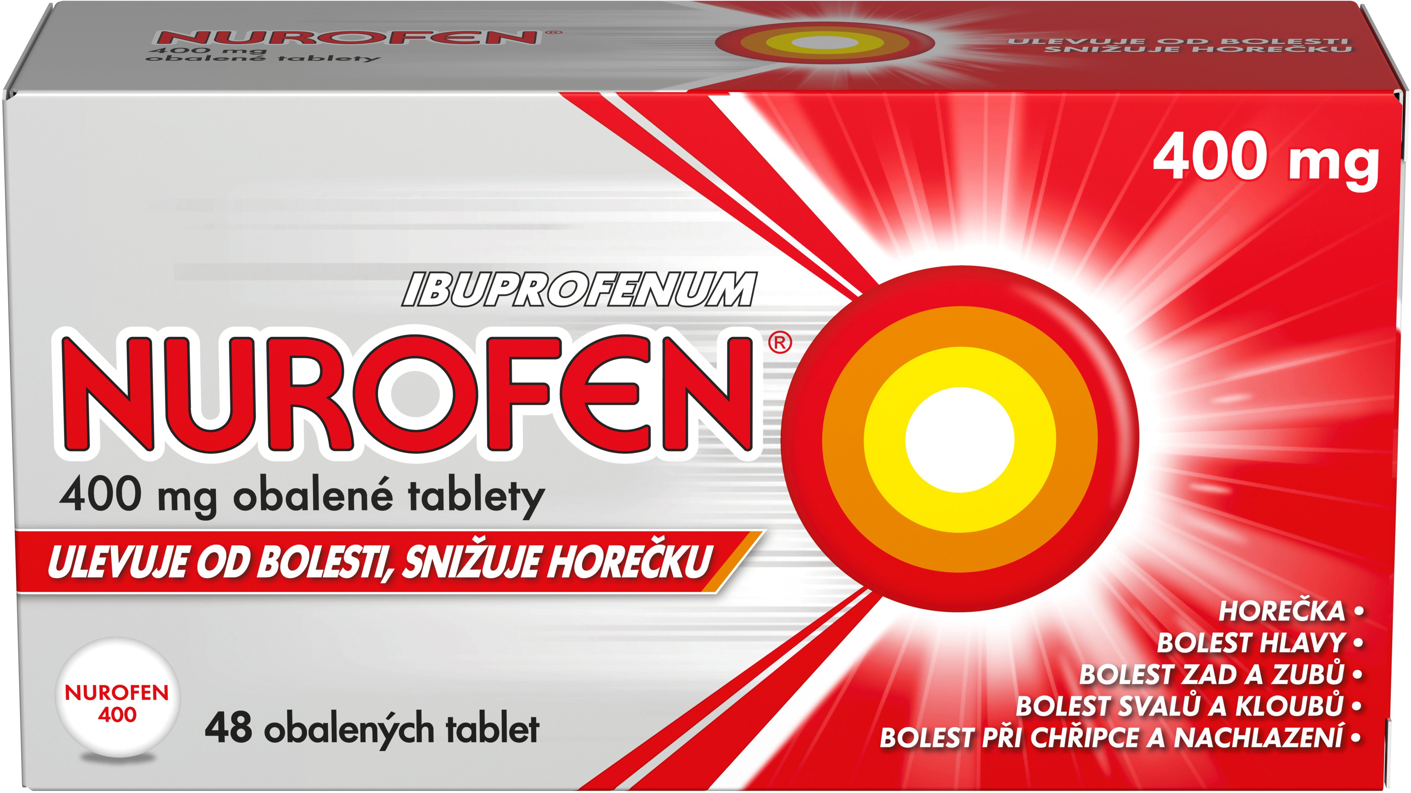 

Nurofen 400 mg 48 obalených tablet