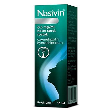 

Nasivin 0,5 mg/ml nosní sprej, roztok 10 ml