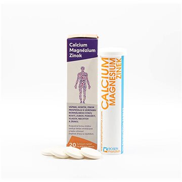 

Rosen Calcium Magnesium Zinek 20 šumivých tablet