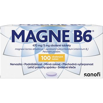 

Magne B6 470 mg/5 mg 100 tablet