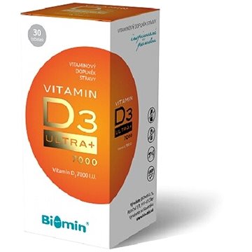 

Biomin Vitamin D3 Ultra + 7000 I.U. 30 tobolek