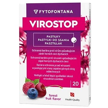 

Fytofontana Virostop pastilky lesní ovoce 20 ks