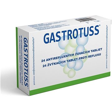 

Gastrotuss žvýkací tablety proti refluxu 24 ks