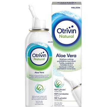 

Otrivin Natural nosní sprej, mořská voda s aloe vera se zvlhčujícím účinkem 100 ml