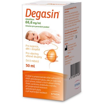 

Degasin simetikon 66,6 mg/ml emulze na nadýmání 50 ml