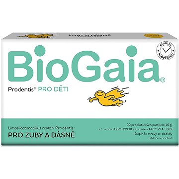 

BioGaia Prodentis pro děti 20 pastilek