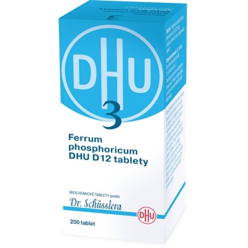 

DR. SCHÜSSLERA Ferrum phosphoricum DHU D5-D30 200 tablet